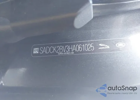 2017 Jaguar F-Pace 35T Prestige from USA, damaged, VIN SADCK2BV3HA061025